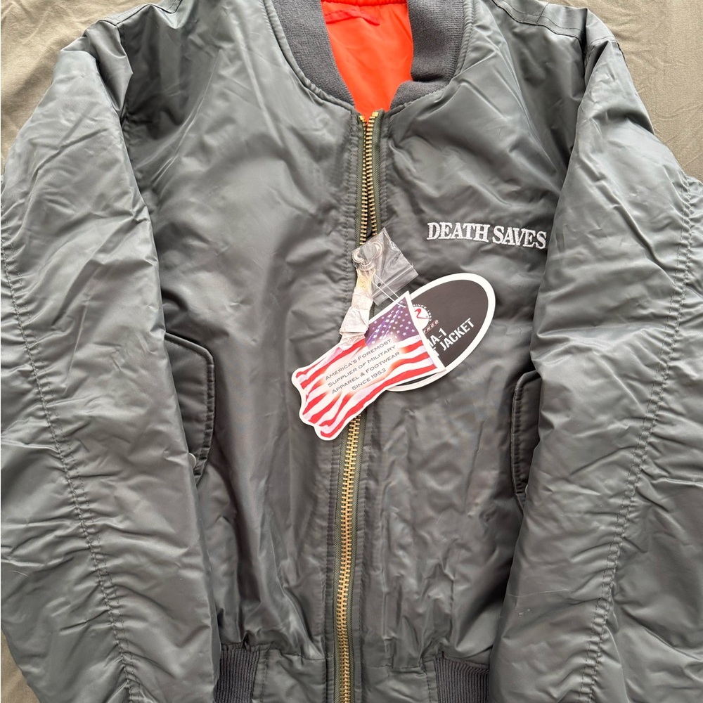Death saves men’s Bomber Jacket - olive